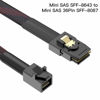 Picture of WORDIMA Mini SAS HD Cable, Internal Mini SAS HD Cable, 1.6 FT SFF-8643 to Mini SAS 36Pin SFF-8087,Mini SAS 36Pin to SFF-8643 Cable Fast Data Transmission Cable