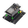 Picture of AITRIP 2 Sets ESP-WROOM-32 ESP32 ESP-32S Type-C USB Development Board Type-C USB CH340C WiFi+Bluetooth Ultra-Low Power Dual Core ESP32-DevKitC-32 ESP-WROOM-32 Expansion Board for Arduino