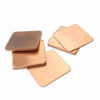 Picture of Easycargo 100pcs 12 Sizes 15mm Copper Pad Shim Thermal Kit, Pure Copper Heatsink C1100, Low Profile Copper Plate Cooler for Cooling PC Laptop IC Chips CPU VGA RAM VRAM PS5 M.2 SSD (Without Glue)