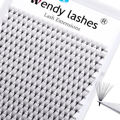 Picture of Lash Extension Premade Fans Eyelash Extensions 320PCS Pre Made Fans Lash Extensions 8D/10D/12D Lashes Extension 0.07mm C/D Curl Promades Eyelash Fans Mixed Length 9-16/13-20mm Eyelash Extension(12D-0.07-C, 916mm Mixed Tray)