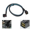 Picture of Heretom 36-pin Internal Mini-SAS SFF-8643 HD Right Angle to 36-pin Internal Mini-SAS HD Cable