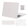 Picture of MOSISO Compatible with MacBook Pro 13 inch Case M2 2023, 2022, 2021-2016 A2338 M1 A2251 A2289 A2159 A1989 A1708 A1706, Plastic Hard Shell&Keyboard Cover&Screen Protector&Storage Bag, Rock Gray