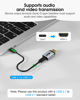 Picture of ELUTENG USB C to HDMI Adapter, USB Type C Female to HDMI Converter (Thunderbolt 3 Compatible) 4K 60Hz Support Audio and Video Transmission Type C 3.1 to HDMI Coupler Female to Male