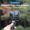 Picture of TELESIN Magnetic Adapter Mount for DJI Action 4/3 Quick Release Adapter with Connection Adapter - DJI Accessories, Attachable Tripod, Vlogging