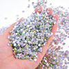 Picture of BLINGINBOX 50000pcs Flatback Rhinestones,Resin Non Hotfix Rhinestones Large Quantity Wholesale for Crafts DIY Creative Design,Clothes,Makeup,Nail Art (3mm=0.12",Crystal AB)