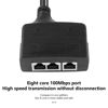 Picture of SinLoon RJ45 Network Splitter Adapter, Ethernet Cable Splitter, 1 to 3 Internet Splitter 100Mbps High Speed LAN Network Splitter,3 Devices Share The Internet at The Same Time (Black Female 1 to 3)