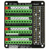 Picture of HCDC RPi GPIO Status LED & Terminal Block Breakout Board HAT for Raspberry Pi A+ 3A+ B+ 2B 3B 3B+ 4B