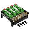 Picture of HCDC RPi GPIO Status LED & Terminal Block Breakout Board HAT for Raspberry Pi A+ 3A+ B+ 2B 3B 3B+ 4B