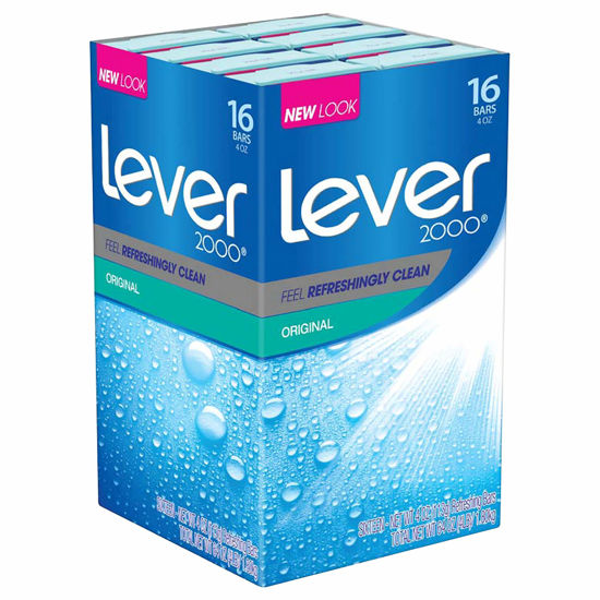 Picture of Lever 2000 Bar Soap, Original, 4 oz, 16 bar