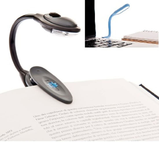 Picture of Lekco, Led Reading Lamp with Reading Clamp for Kindle Tablet for Adults and Children Reading Light, Led Light for Laptops Book Ligth Clip Light