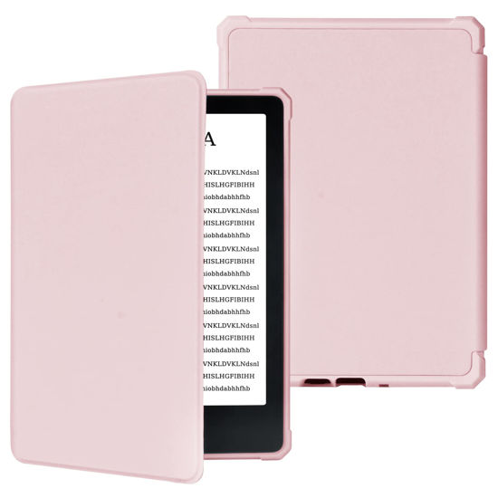 Picture of Case for 6.8" Kindle Paperwhite (11th Generation 2021 Release), All-New PU Leather Smart Cover for Kindle Paperwhite & Kindle Paperwhite Signature Edition with with Auto Sleep/Wake (Pink)