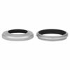 Picture of Haoge LH-X51W 2in1 All Metal Ultra-Thin Lens Hood with Adapter Ring Set for Fuji Fujifilm FinePix X100V Camera Silver