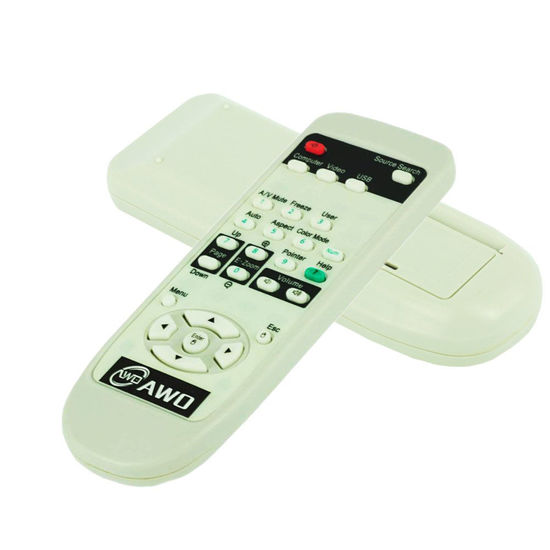 Picture of AWO 1515068/1515069 Projector Remote Control for EPSON PowerLite Home Cinema 6100/6500UB/8100/8345/8350/8500UB/8700UB;PowerLite Pro Cinema 7100/7500UB/9100/9350/9500UB/9700UB;EH-TW2800/TW2900/TW3000