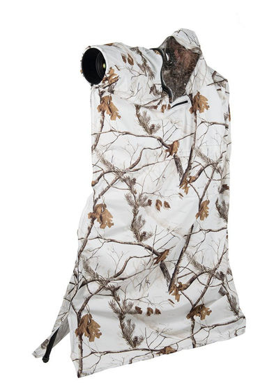 Picture of LensCoat Photo Blind LensHide Water-Repellent, Realtree AP Snow, Compact (LCLHWSN)