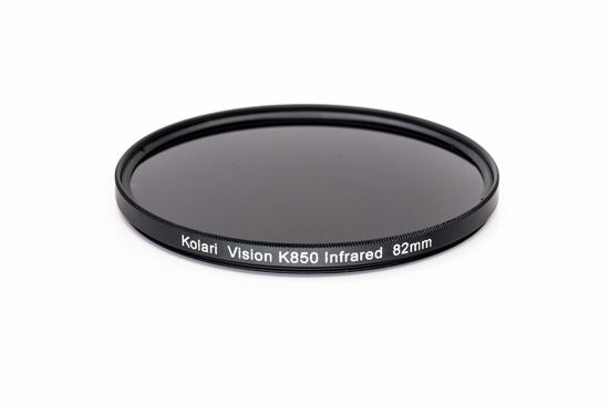 Picture of Kolari Vision Infrared Lens Filter - High-Transmission Infrared Optical Glass | Dust, Smudge, and Scratch Resistant (82mm, K850)