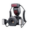 Picture of YONGNUO YN-24EX Macro Ring Flash Speedlite with 2 Flash Head 4 Adapter Rings for Canon, with MicroFiber Cloth