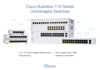 Picture of Cisco Business CBS110-24T Unmanaged Switch | 24 Port GE | 2x1G SFP Shared | Limited Lifetime Protection (CBS110-24T-NA)