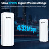 Picture of Outdoor Wireless Bridge Point to Point - High Speed Gigabit WiFi Bridge, ULNA 5.8G Long Range Up to 5KM/3.1Miles CPE with Ethernet Ports, PTP/PTMP, 27dBm, Ideal for Barn Garage, 2-Pack