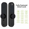 Picture of DATO Smart Fingerprint Door Lock - Digital Touchscreen Keyless Entry Front Door Lock with Backup Key for Homes/AirBnB/Apartments/Hotels, Black(L-F500)