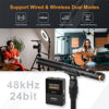 Picture of comica VM30 Shotgun Microphone - Professional Wireless Mic for Camera, Smartphone, and PC with 70/150Hz, 328' Range, Digital/Analog Output- Perfect for Video Recording, Podcasting, and Vlogging