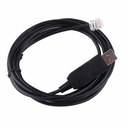 Picture of Usangreen USB DB9 RS232 to RJ11 RJ12 Serial Cable for Leadshine Servo Stepper Motor DM432C DM442 DM556 6FT (USB to RJ12 - with FTDI Chip)