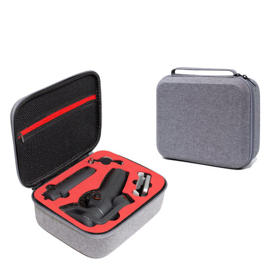 Picture of Hounyoln Carrying Case for DJI OM6,Compatible with DJI Osmo Mobile 6 Accessories Shockproof Portable Storage Bag(red liner)