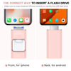 Picture of Flash Drive for iPhone 256GB, 4 in 1 USB Type C Memory Stick, Photo Stick External Storage Thumb Drive for iPhone iPad Android Computer, Rose Pink