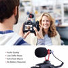 Picture of Universal Video Microphone for YouTube Vlogging Facebook Recording, Shotgun Mic Compatible with iPhone/Android Smartphones, Canon EOS/Nikon DSLR Cameras and Camcorders for osmo Mobile 3 Smooth 4