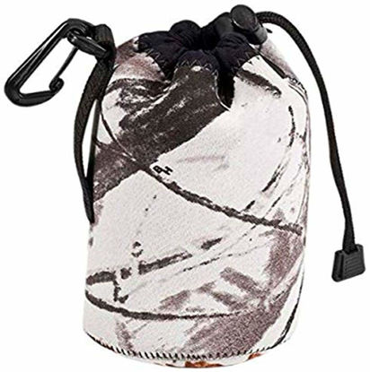 Picture of LensCoat LCLPMSN LensPouch Medium (Realtree AP Snow)