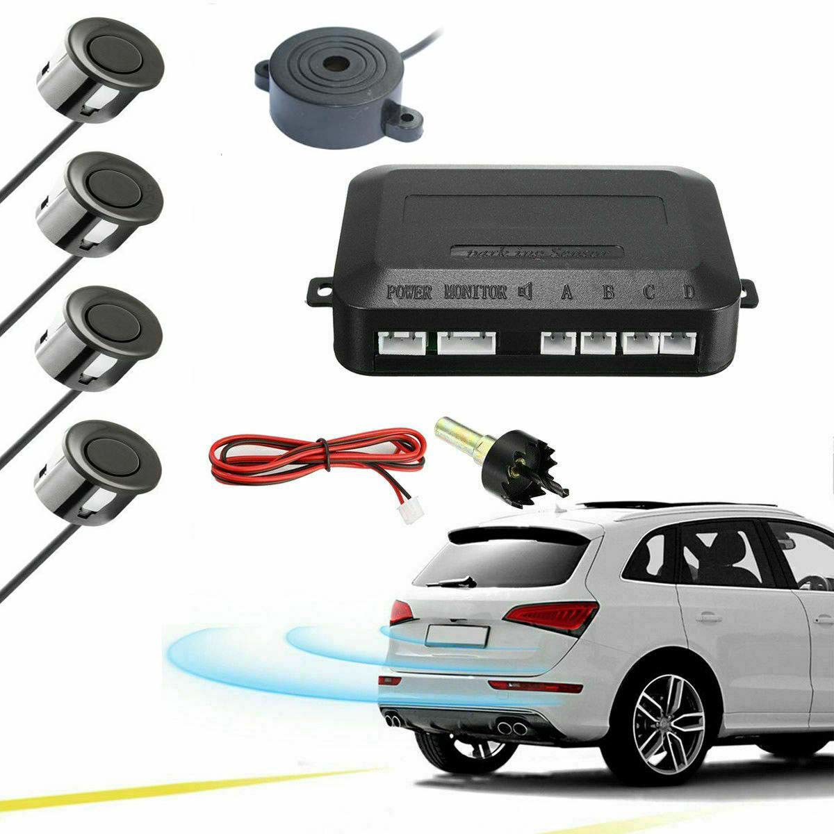 GetUSCart- MACHSWON Car Parking Sensor - Car Reverse Parking Radar ...