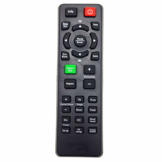 Picture of INTECHING 5J.J6L06.001 Projector Remote Control for BenQ MS517, MS521, MS524, MS527, MW519, MW523, MW663, MX504, MX505, MX518, MX520, MX522, MX618ST, MX661, MX662, MX620ST, MS619ST, MW571H, MW621ST