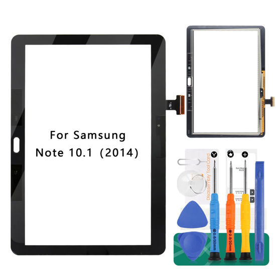 Picture of SRJTEK for Samsung Galaxy Note 10.1 2014 Edition P600 P601 P605 SM-P601 Touch Screen Replacement Digitizer Outer Glass,Black