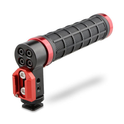 Picture of CAMVATE Top Handle Grip Mounts to Camera's Hot Shoe for Cinema Camera(Rubber Grip,Red)