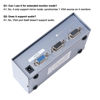 Picture of DTECH 2 Way Powered VGA Splitter Amplifier Box High Resolution 1080p SVGA Video 1 in 2 Out 250 Mhz for 1 PC to Dual Monitor Computer