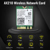 Picture of AX210NGW WiFi 6E Wireless Card for Laptop, Bluetooth 5.3, Wpa3, 6GHz Tri Band Wireless Module with MU-MIMO, OFDMA, Ultra-Low Latency, NGFF, Supports Windows 11/10 (64bit)