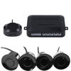 Picture of Frostory Car Reverse Backup Parking Sensor Radar System, Buzzer beeps, Detection Distance:30~150CM, Waterproof Sensors (22mm Diameter 2.3M Cable) 4 Packs X60D (Black)