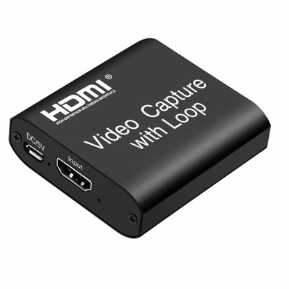 Picture of ORIVISION Video Capture Card 4K HDMI Device with Loop Out, Full HD 1080P Game Capture Video Recorder for Live Streaming, Broadcasting or Video Conference,S3/PS4/Xbox One/DSLR/Camcorders