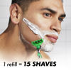 Picture of Gillette Mach3 Sensitive Razors for Men, 1 Razor, 5 Razor Blade Refills, Designed for Sensitive Skin