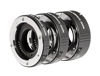 Picture of Movo MT-FJ47 3-Piece AF Chrome Macro Extension Tube Set for Fujifilm X-Series Mirrorless Cameras Including X-E3, X-E2S, X-A10, X-A3, X-Pro2, X-T20, X-T2, X-T10, & X-T1