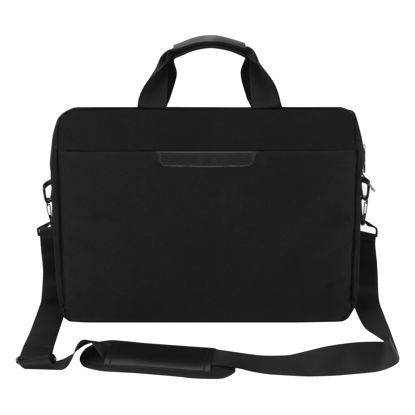 Picture of WUHBJJXY Premium Black Large Size,17.3-18.4 Inch Laptop Briefcase with Cross-Body Shoulder Bag Design, Laptop Case Fits Dell, HP, ASUS, Lenovo, MacBook Pro, 3-layer Design,Durable,LIGHTWEIGHT