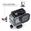 Picture of Standard Protective Waterproof Dive Housing Case for GoPro Hero 9/10 Black Action Camera - Up to 45 Meters - Protective Lens Removal NOT Needed - Transparent Clear