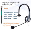 Picture of Callez Wired Telephone Headset Mono, Call Center RJ9 Phone Headset with Noise Canceling Mic Compatible with ShoreTel 480 Plantronics T10 Polycom Zultys Toshiba NEC DT300 Landline Deskphones (C300A2)