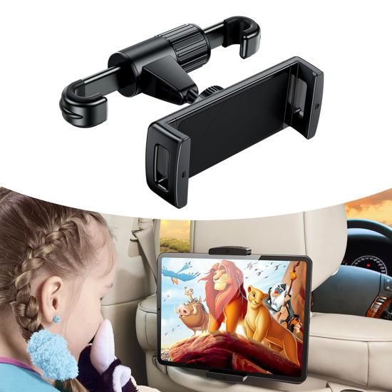 Picture of Xuenair iPad Holder for Car Backseat-Car iPad Holder Backseat Kids-Tablet Holder for Car Headrest iPad Car Holder Backseat for 4.7"-13" Tablet iPad Pro Air Mini and 5.7"-7.3" Headrest Rods