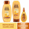 Picture of Garnier Whole Blends Honey Treasures Repairing Shampoo, Conditioner + Miracle Nectar Leave-In Set for Dry, Damaged Hair (3 Items), 1 Kit (Packaging May Vary)