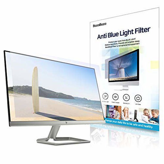 Picture of (BOZABOZA) 14" Wide (310 x 175) Anti Blue Light Screen Filter [Ant-Blue Light] [Anti-Glare] [Anti-Scratch] [Matte or Gloss] Filtering Out Blue Light for Laptop, Notebook, LCD, Monitor, Display