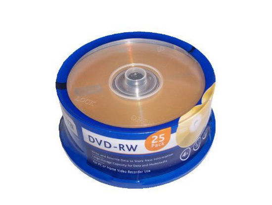 Picture of ATIVA DVD-RW Rewritable Media Spindle 4.7GB/120 Minute Gold Discs Pack of 25