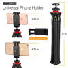 Picture of Phone Tripod with Remote, AFFLEXY Adjustable and Flexible Cell Phone Tripod Remote Shutter with Tripod Clip Tripod with Remote