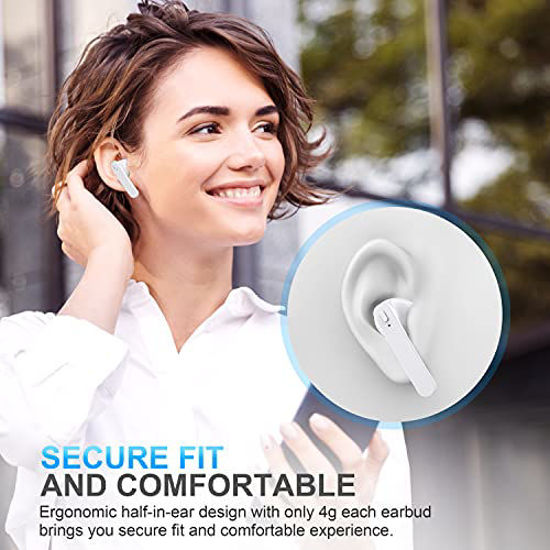 Picture of Wireless Earbuds Bluetooth Ear Buds 35H Cycle Playtime T12 Air Buds Pro Wireless Stereo Airpod Earphones for iPhone/Android with Charging Case