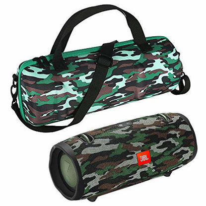 Picture of MASiKEN Hard Carry Case for JBL Xtreme 2 and Xtreme 3 Portable Bluetooth Waterproof Speaker (Camouflage)
