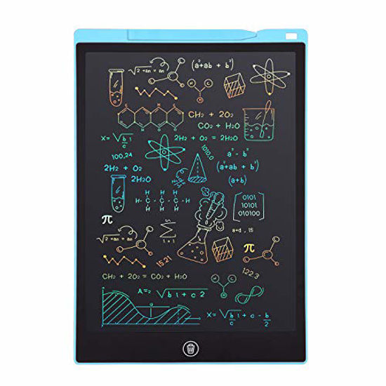 Picture of LCD Writing Tablet, Electronic Digital Writing &Colorful Screen Doodle Board, cimetech 12-Inch Handwriting Paper Drawing Tablet Gift for Kids and Adults at Home,School and Office (Blue)